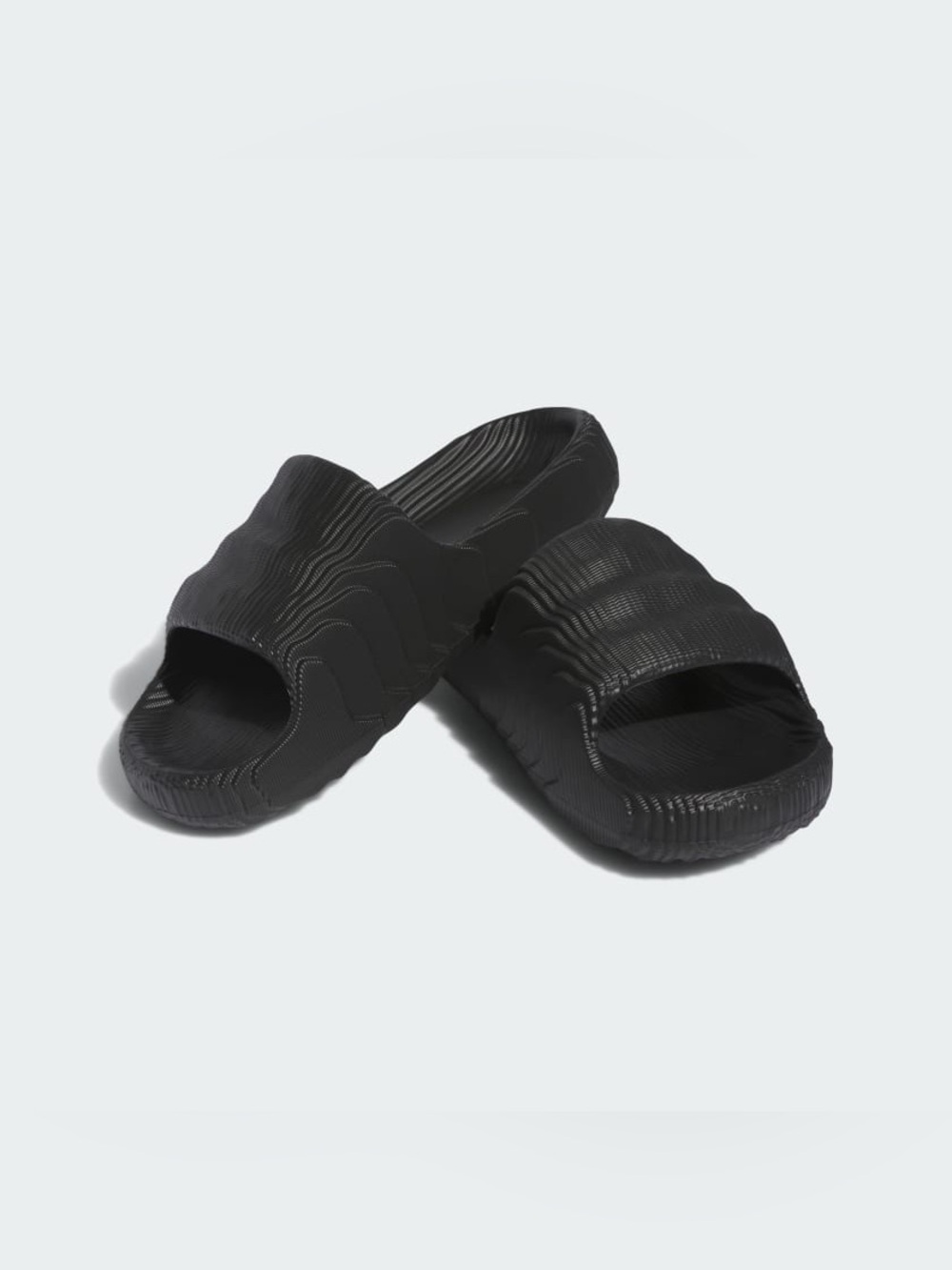 Adidas Originals Adilette 22 Men's Sandal, Size 11 Black Scarlet (ID4925)